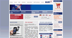 Desktop Screenshot of bury.hu