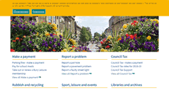 Desktop Screenshot of bury.gov.uk